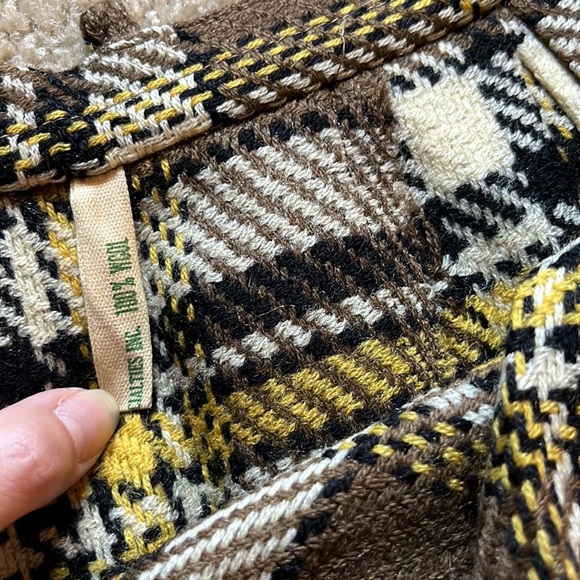 Vintage plaid warm wool skirt - great for Fall! - Picture 6 of 7